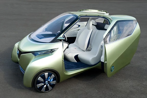 The Nissan PIVO 3 concept electric vehicle