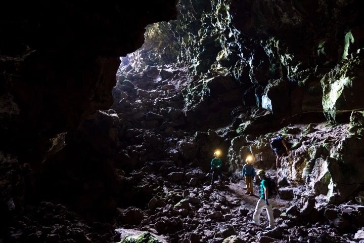 Lava tubes, such as these in the Canary Islands, could one day prove to be useful shelter for settlers on the Moon or Mars