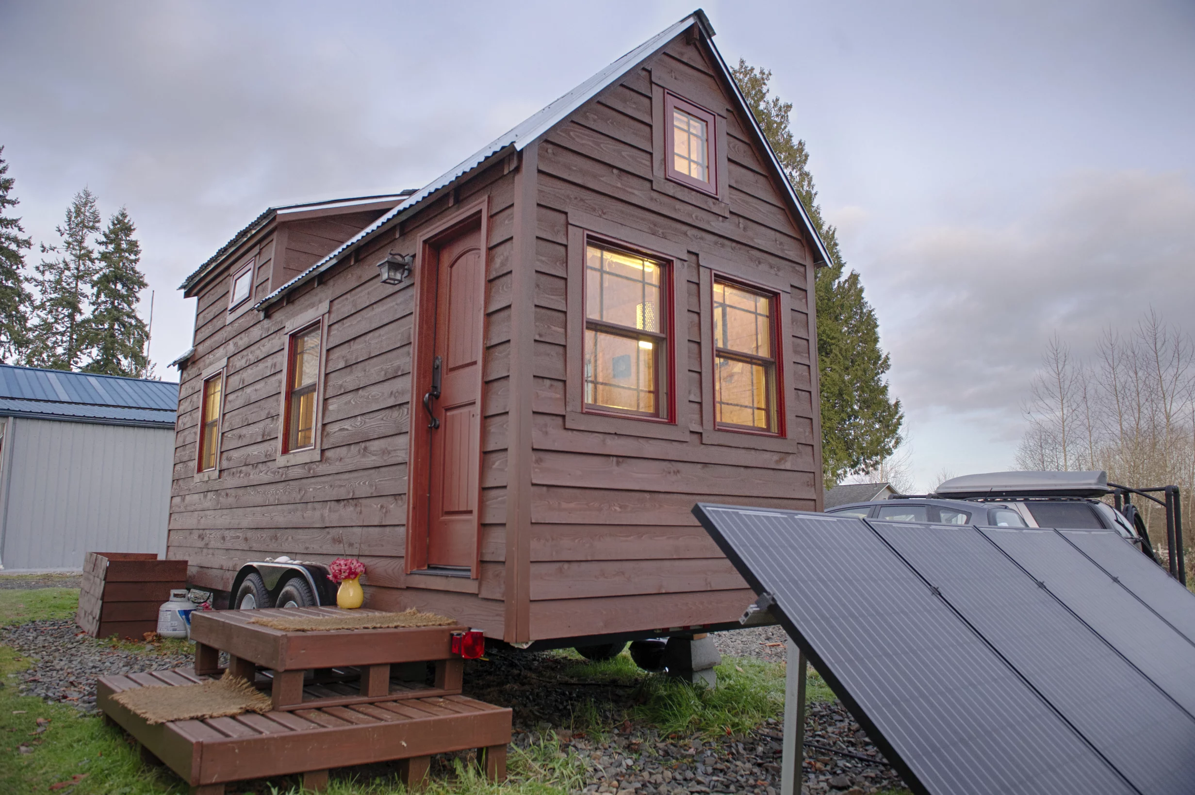 The Tiny Tack House designed and built by Christopher and Malissa Tack (Photo: Christopher Tack)