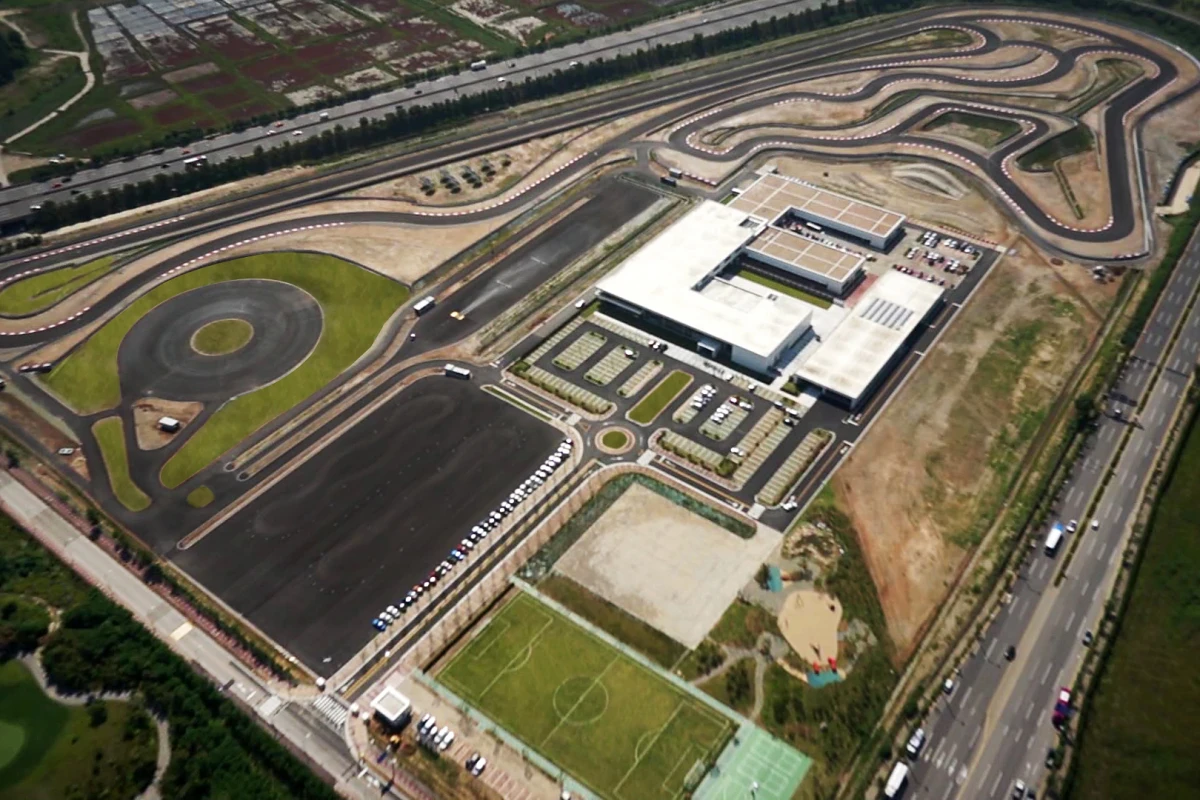 BMW Korea Driving Center bird's eye view