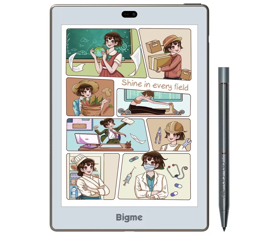 The S6 Color+ is built around E Ink's Kaleido 3 color e-paper technology