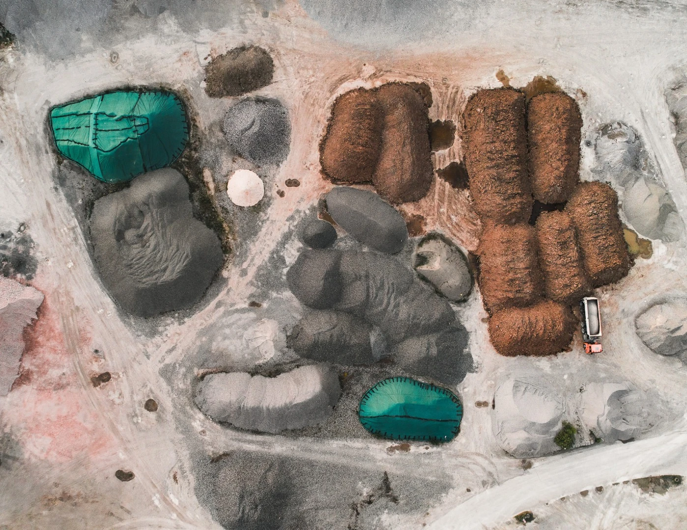 The Quarry Series: Open pit mining is the way most raw materials for construction are gathered from the ground