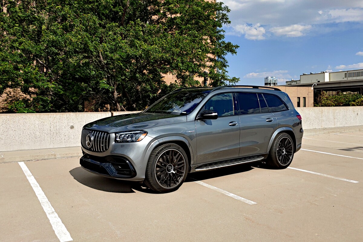 The largest of our test group, the 2021 Mercedes-AMG GLS 63