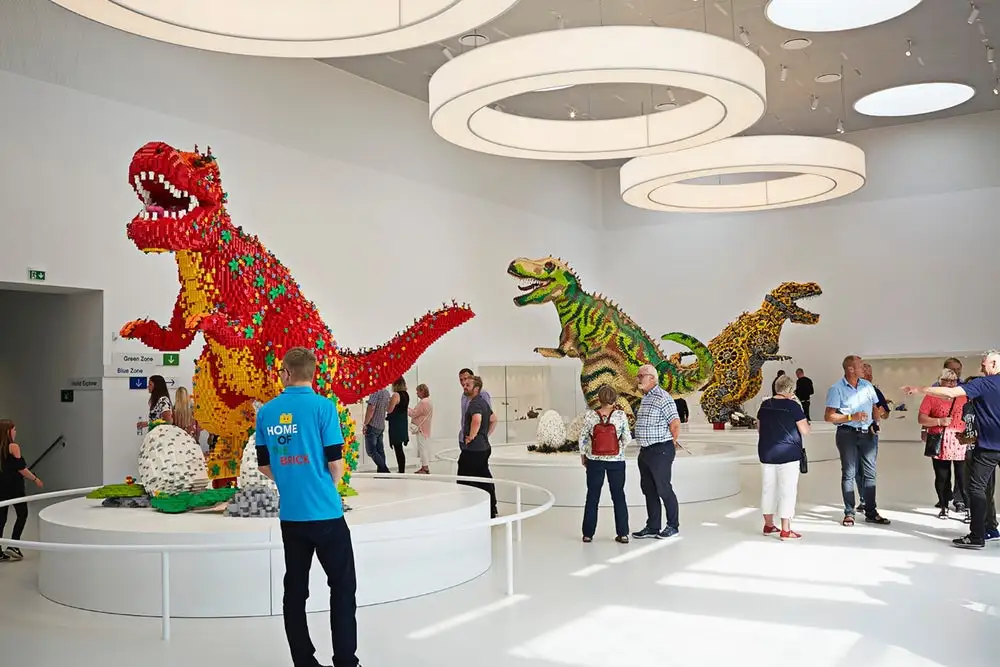 The Lego House is packed with Lego exhibitions, memorabilia and history