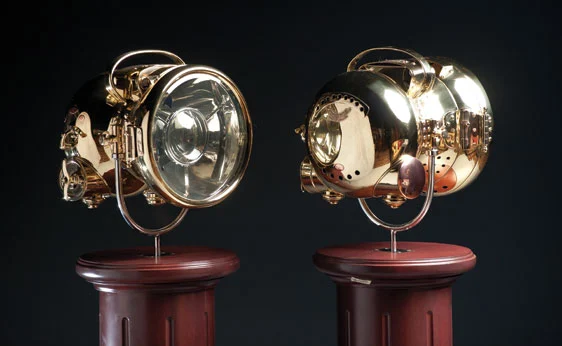 Louis Bleriot 12-inch Brass Headlamps 1905Not too sure why I chose these, other than they are beautifully made, and I'm a fan of Bleriot. At US8,000-12,000 a bit out of my price range