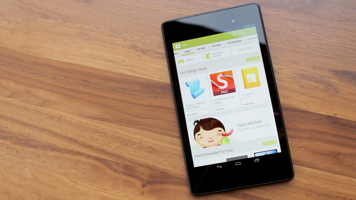Google Play provides plenty of apps, including an improving selection of dedicated tablet applications