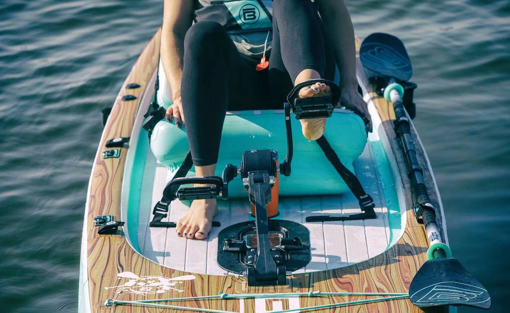 Depending on the package, the Apex Pedal Drive kit is either included or is an optional extra