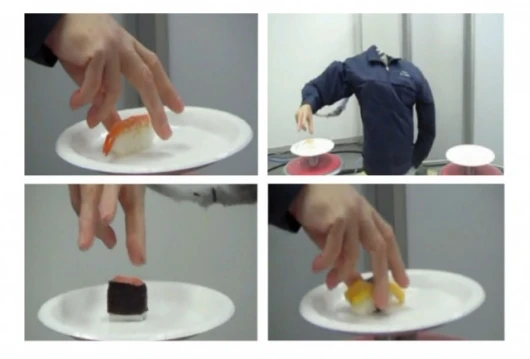 The Squse robotic hand serves up some sushi