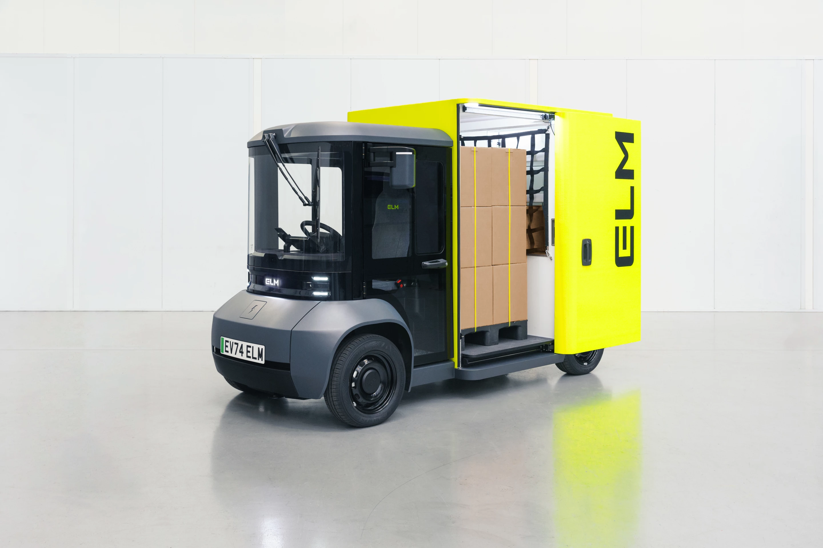 There are two cargo space in back, with a total volume of 141.25 ft