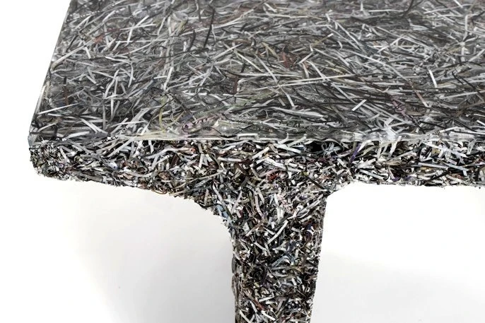 Close-up of the Shredded High Bench (Photo: Theo van Pinxteren/Industry Gallery)