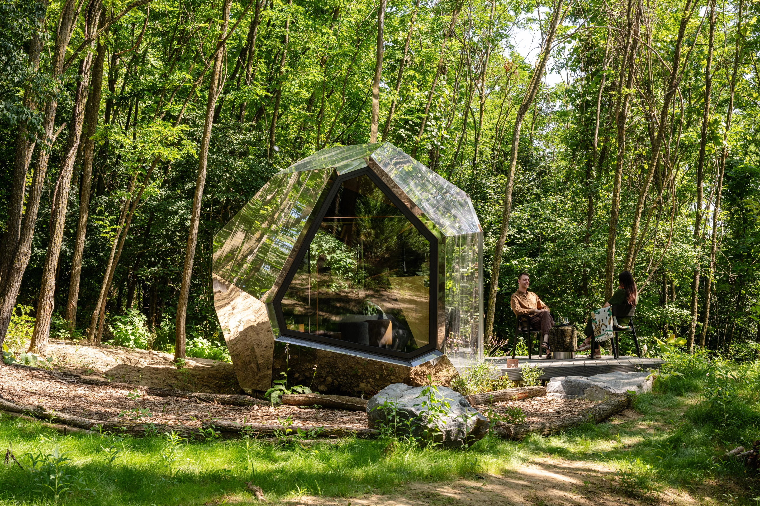 The Pebl Grand has generous glazing, helping fill the interior with daylight
