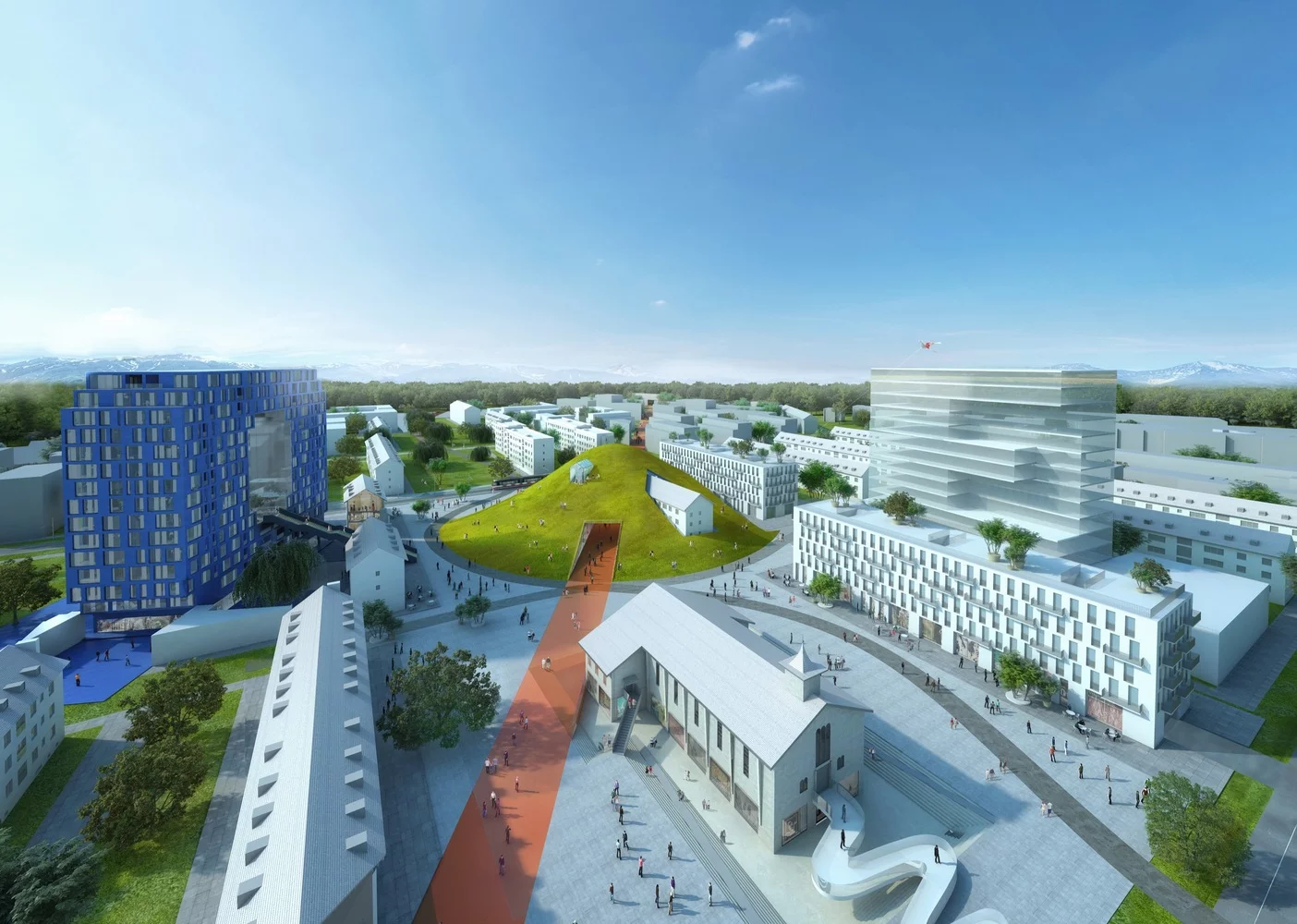 The Franklin Mitte project looks to be just conceptual for the moment