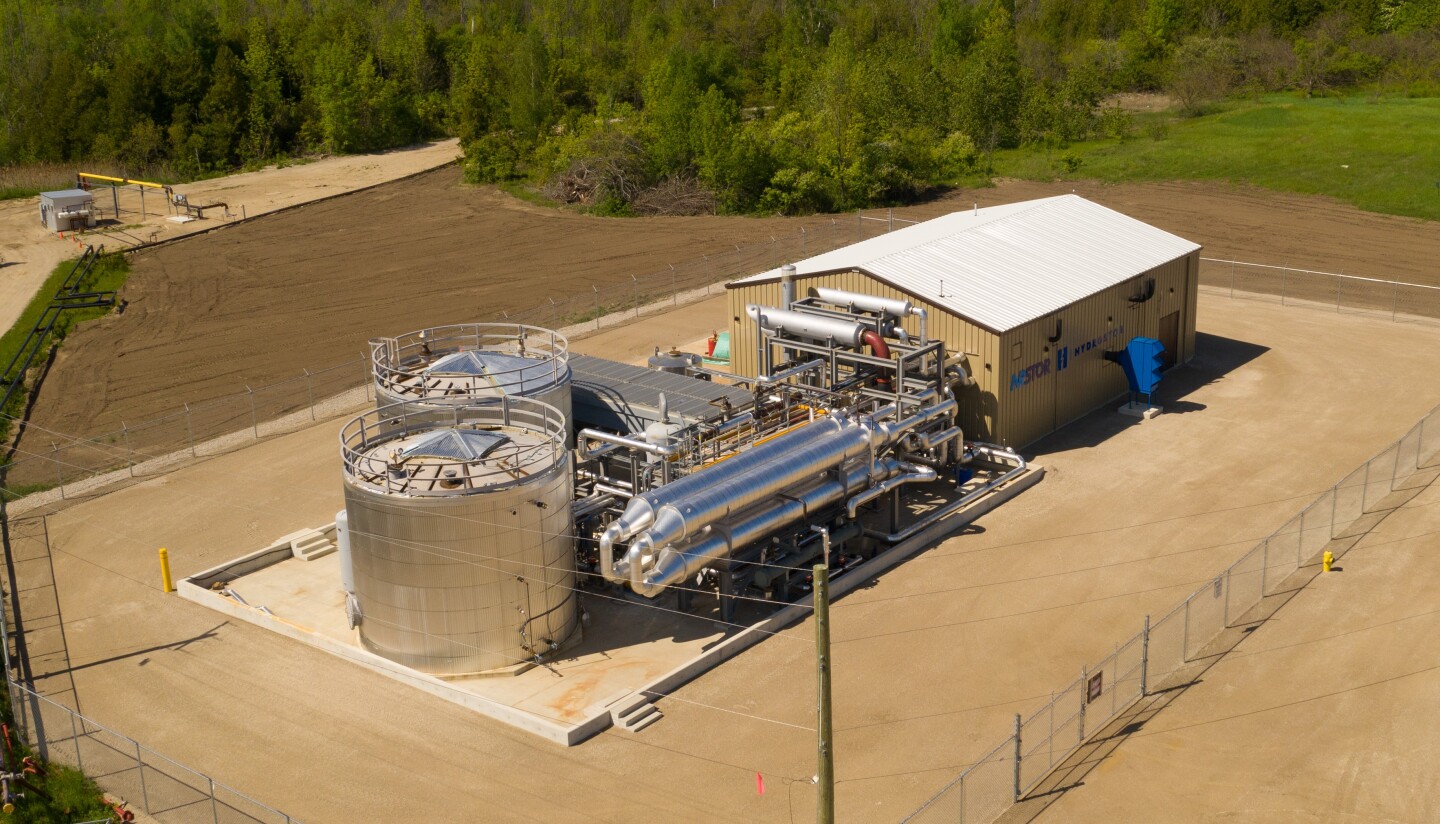 Hydrostor's advanced compressed air energy storage (A-CAES) pilot plant in Ontario, Canada