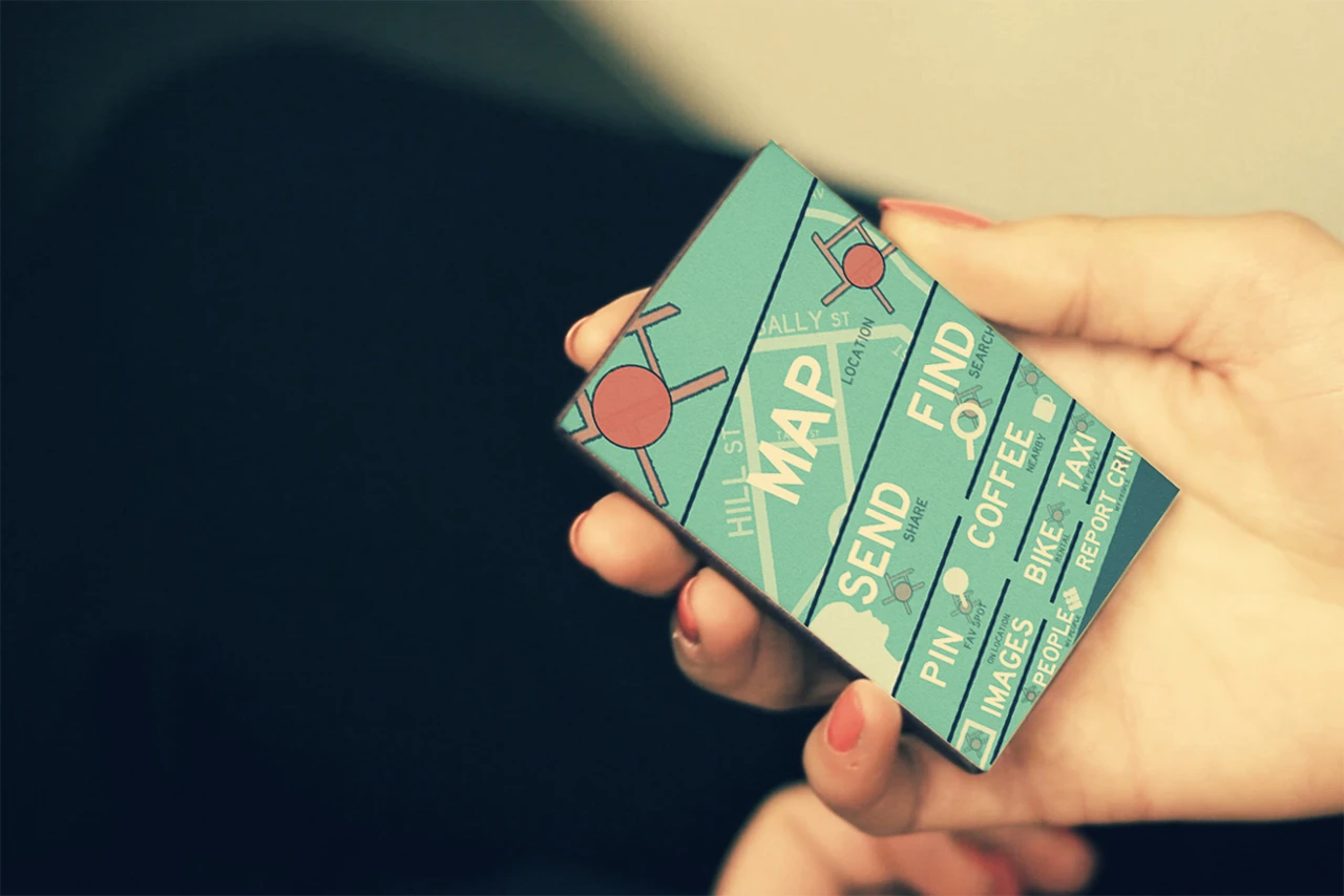 Rimino is based on color E-Ink technology with an interface inspired by print posters