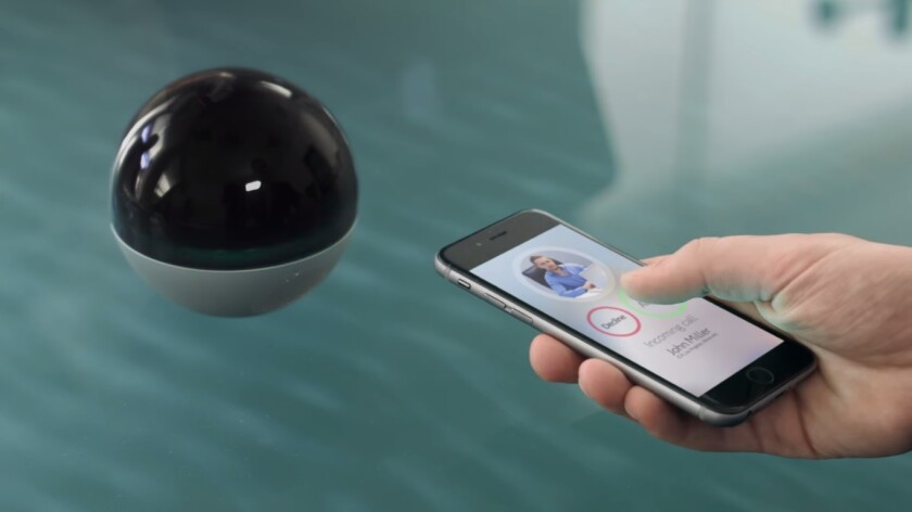 The Branto Orb can also be used for video conferencing