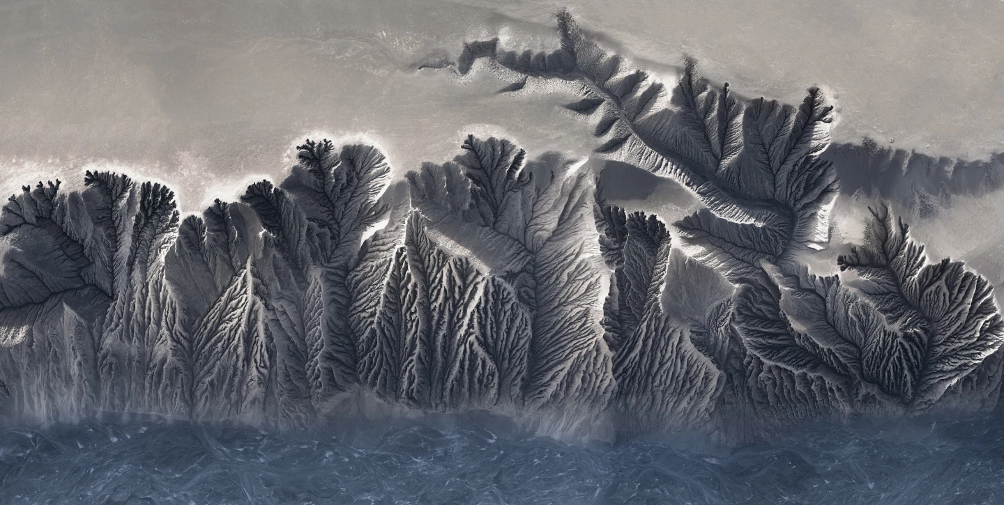 Overall Photographer of the Year. 1st Place, Open - Nature. The Vein. Dushanzi, Xinjiang, China