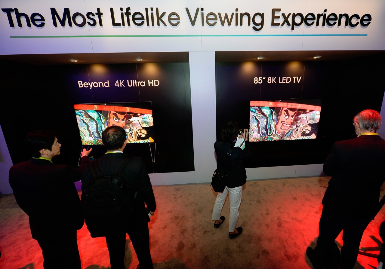 Sharp has unveiled an 85-in 8K TV