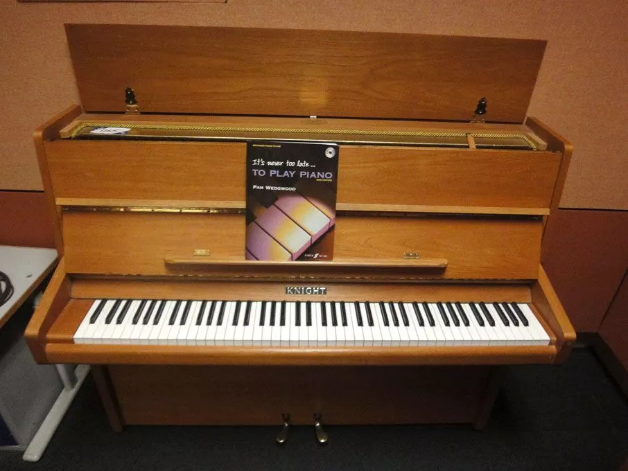 Lot 1165 - a beautiful Knight upright piano