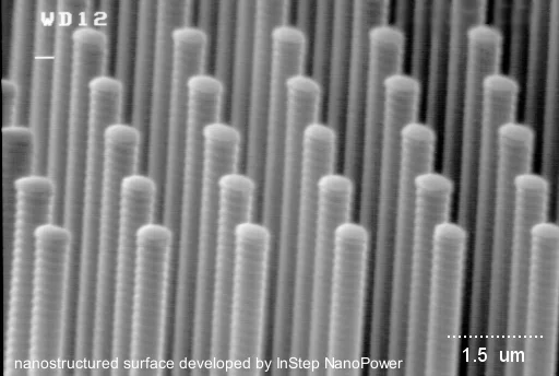 The shoe energy-harvesting system utilizes a microfluidic device with a nanostructured surface