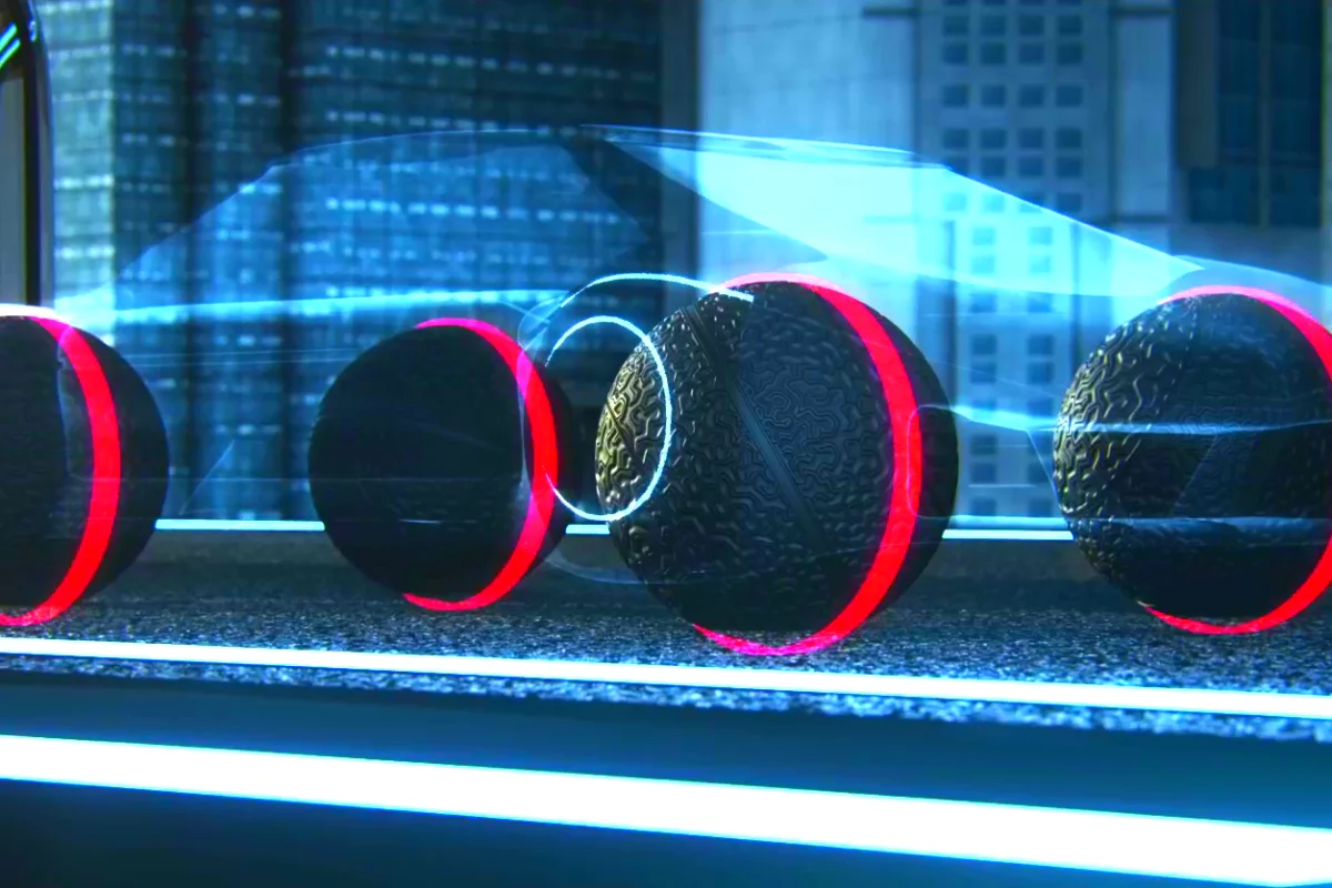 The Goodyear Eagle-360 automatically adjusts itself to driving conditions