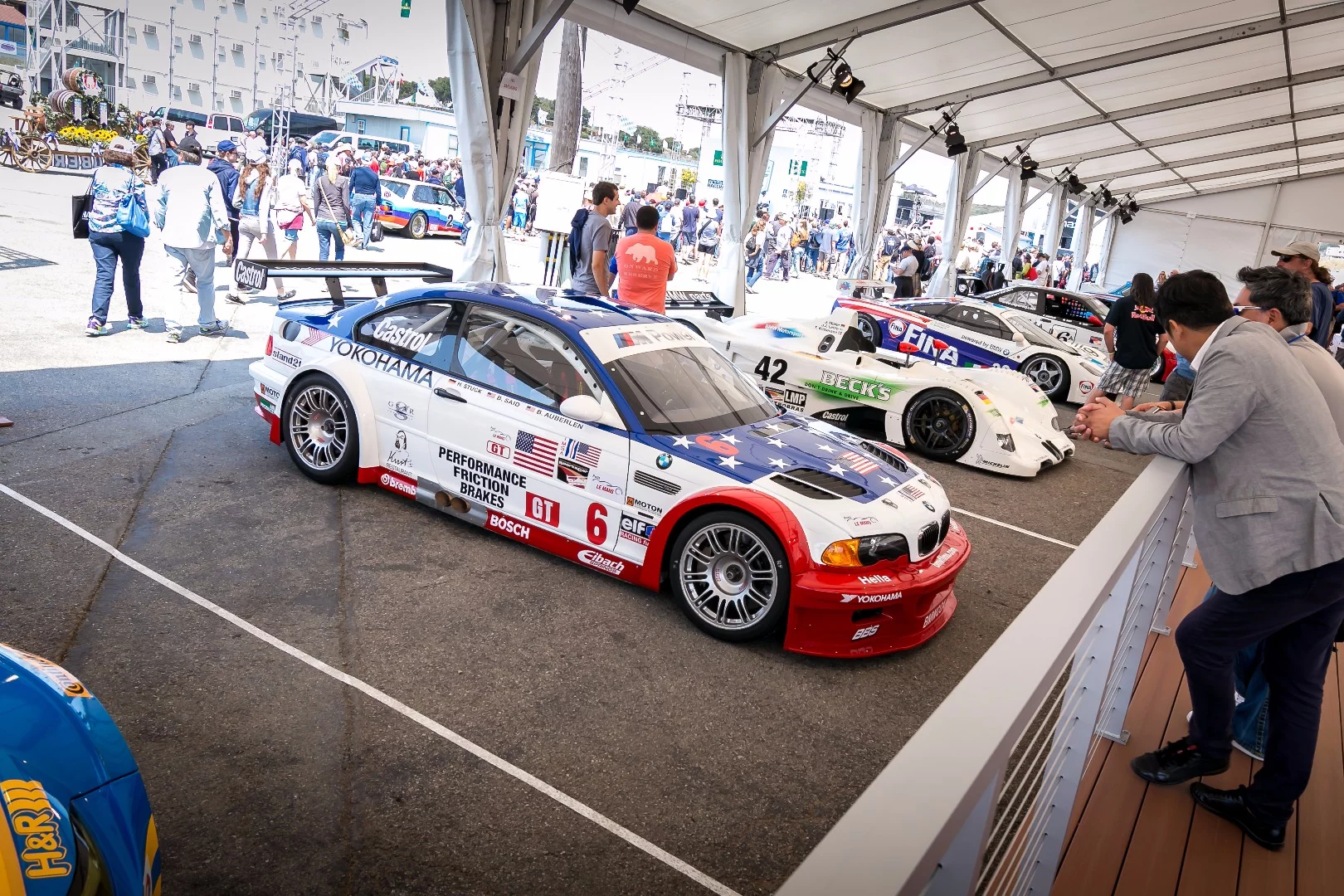 Even more racing Beemers of all classes on the other side of the tent