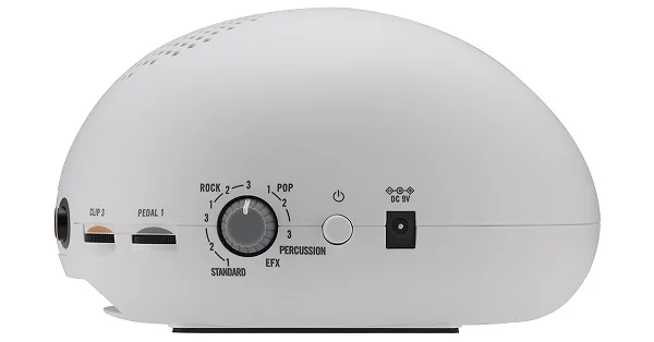 The Korg Cliphit can run for six hours using four AA batteries