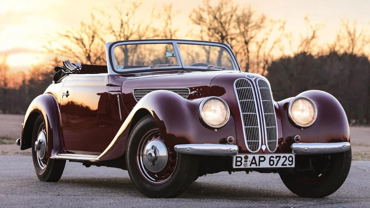 Another German Art Deco design that looks great in photos but even better in the wild, this regal burgundy BMW 327 is one of only 482 produced and had been in single ownership for 37 years prior to its sale. It sold for $253,000 at Worldwide’s Scottsdale 2018 auction