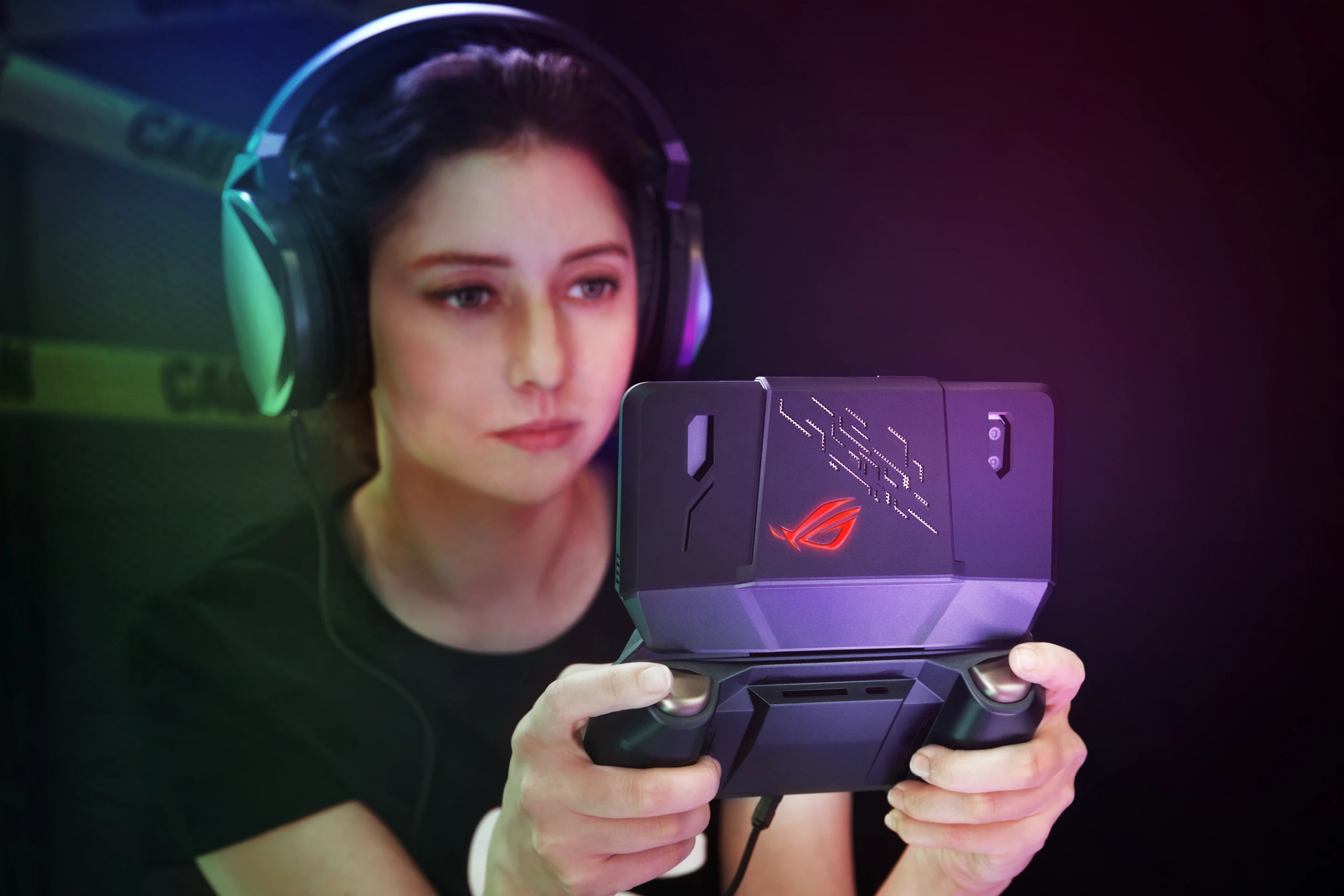 The Asus ROG Phone is powered by a special version 2.96 GHz octa-core Snapdragon 845 chip from Qualcomm, which includes an Adreno 630 GPU, supported by 8 GB of LPDDR4X RAM and up to 512 GB of UFS 2.1 storage