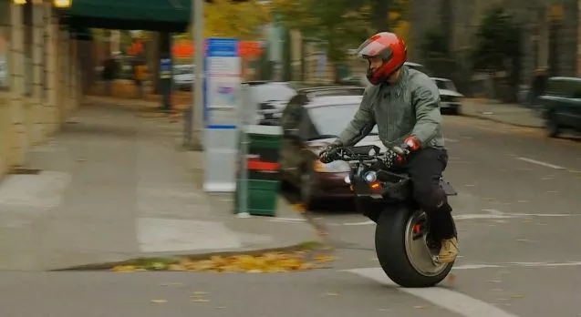 The RYNO is a one-wheeled self-balancing electric personal transportation device, designed for short, low-speed trips