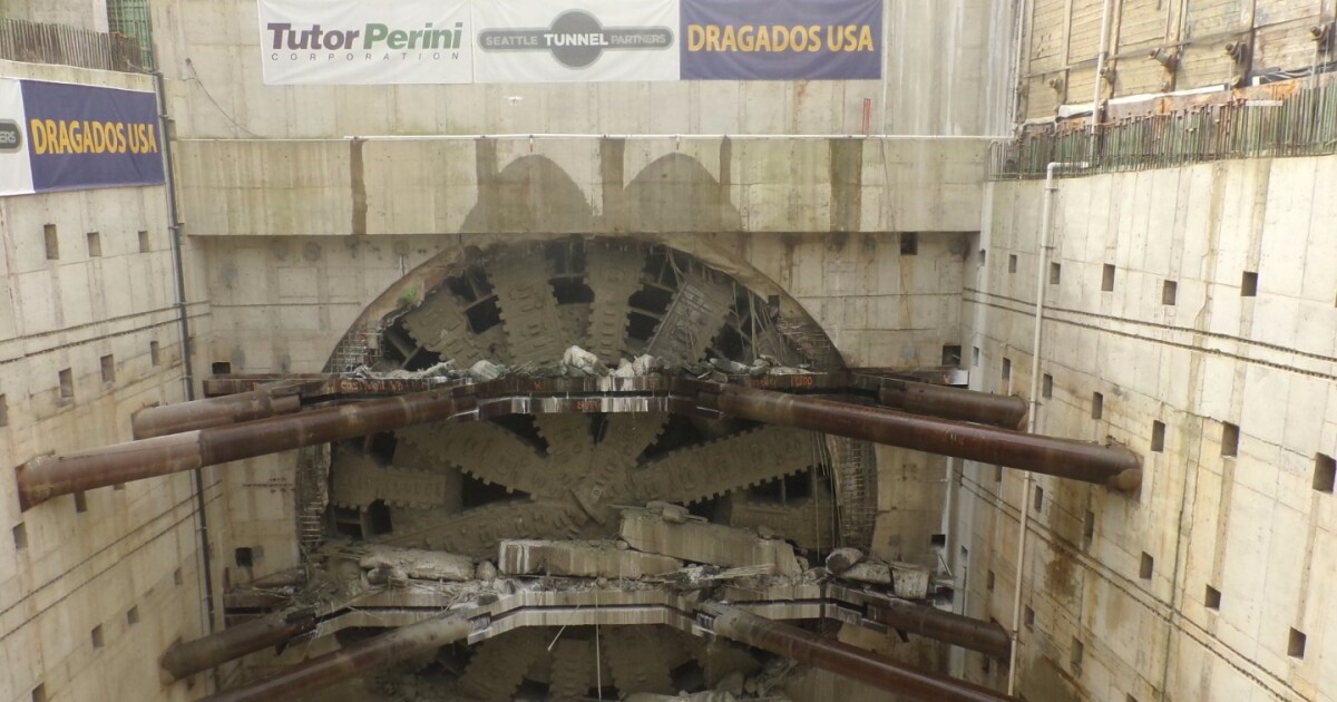Bertha breaks through World's largest boring machine completes tunnel