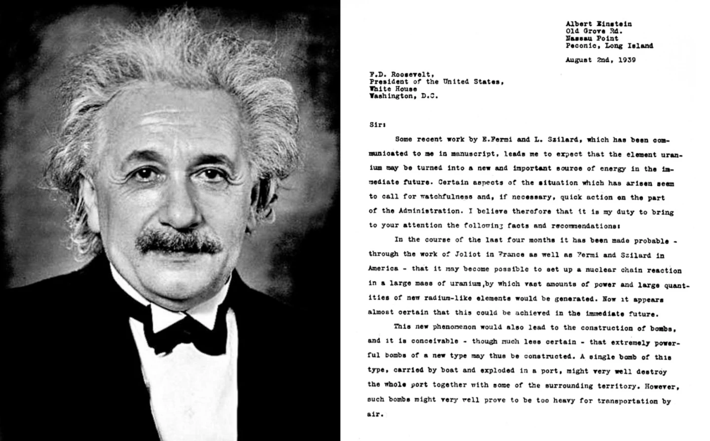 Einstein's famous two-page letter to United States President Franklin D Roosevelt fetched more than $2 million at auction.