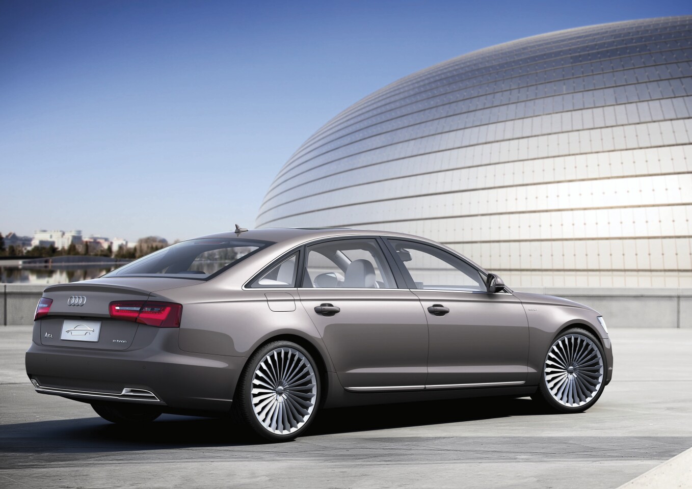 The Audi A6 L e-tron concept is based on the new A6 L