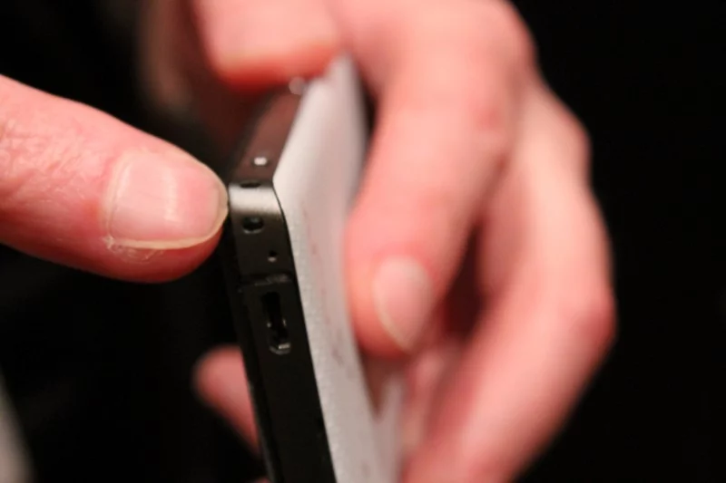 Loop through a strap here