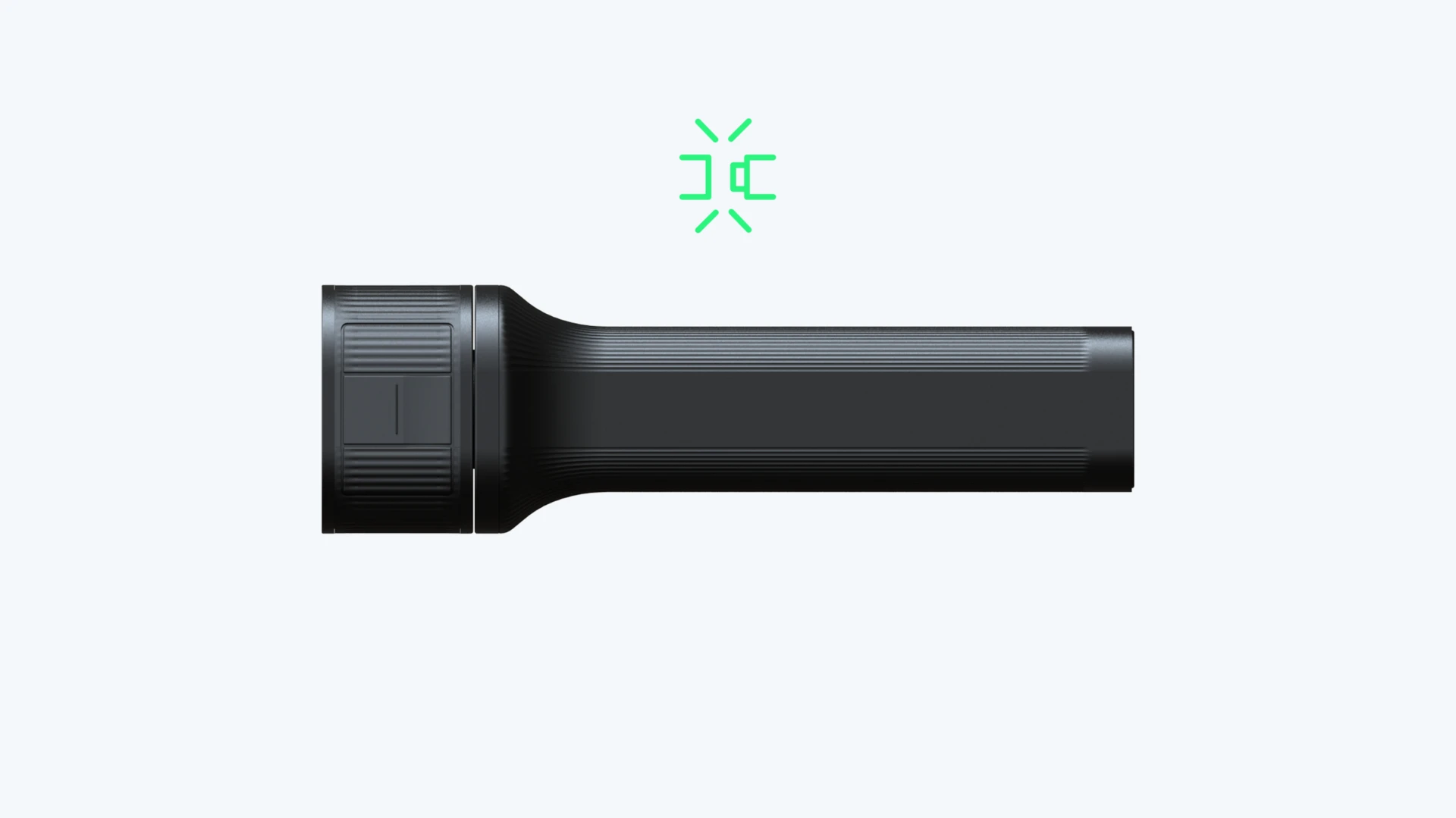 PAL flashlight with light attached