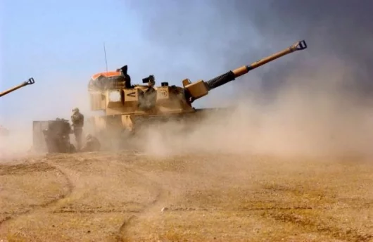 the M777 - 7000 pounds less weight of its predecessor