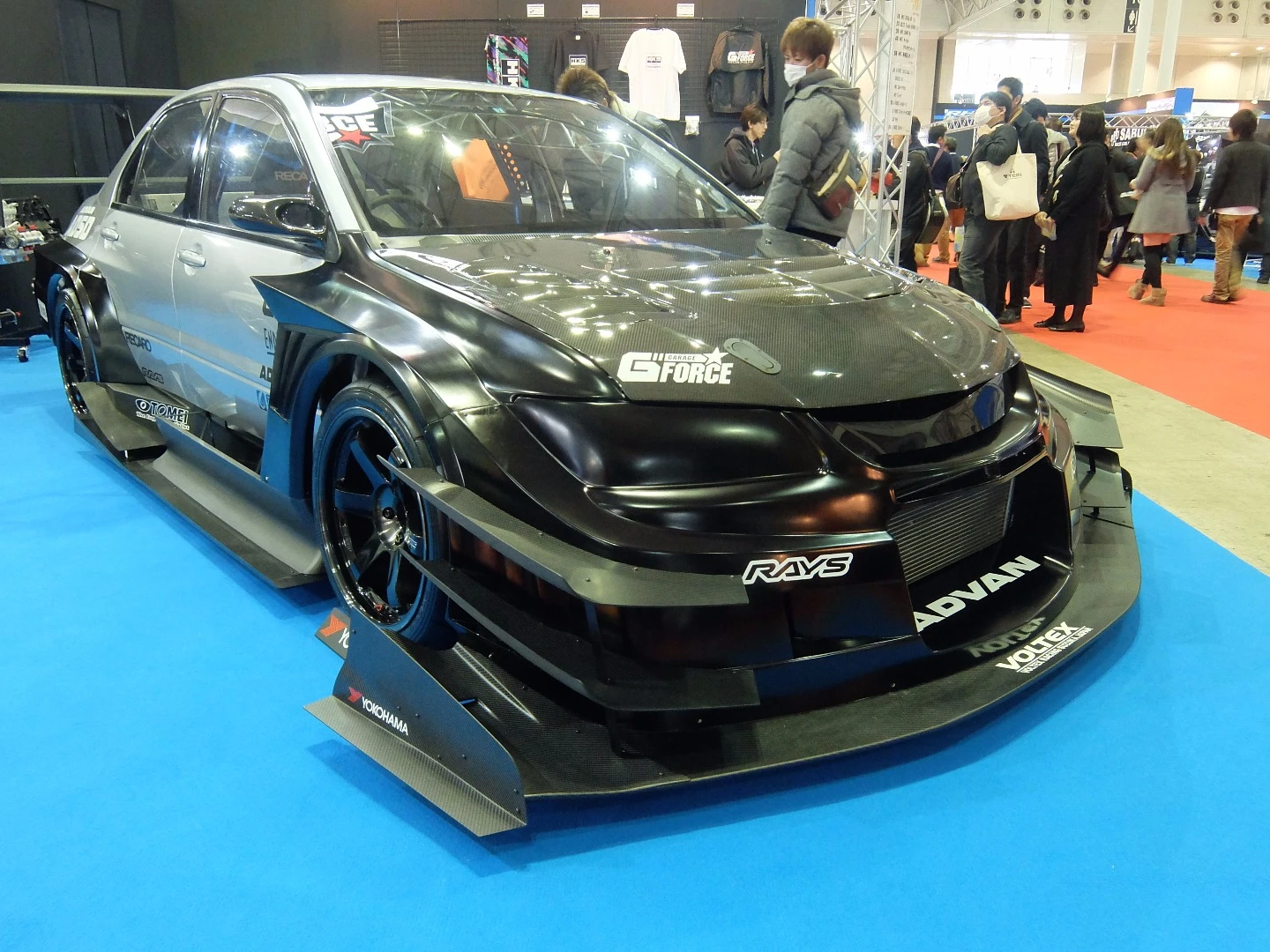 By Garage G- Force is a full front replacement part for the Mitsubishi EVO