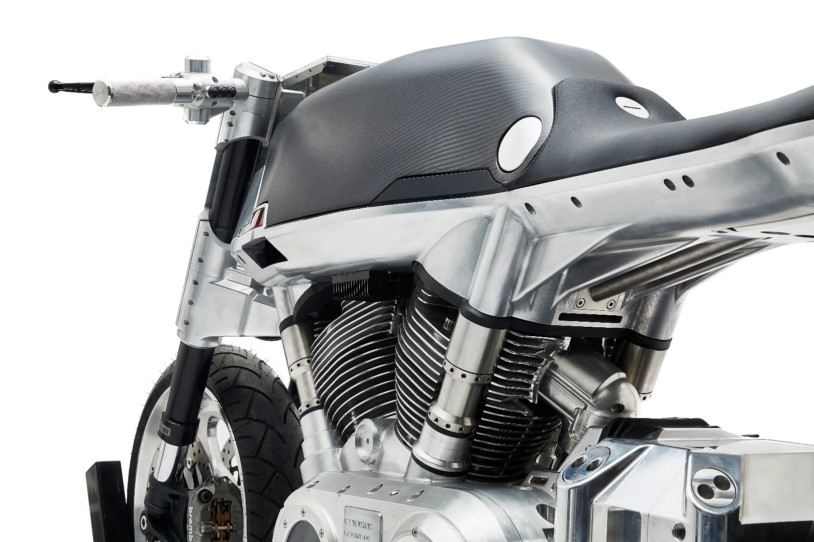 Vanguard Roadster: subframe mounts directly off the structural engine