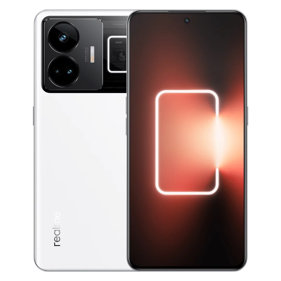 The Realme GT Neo 5 smartphone features a 6.74-inch AMOLED screen that refreshes at up to 144 Hz, a triple rear camera array topped by a 50-megapixel main snapper, is powered by Qualcomm's Snapdragon 8+ Gen 1 chipset, and can be had with 16 GB of RAM and up to 1 TB of UFS 3.1 storage