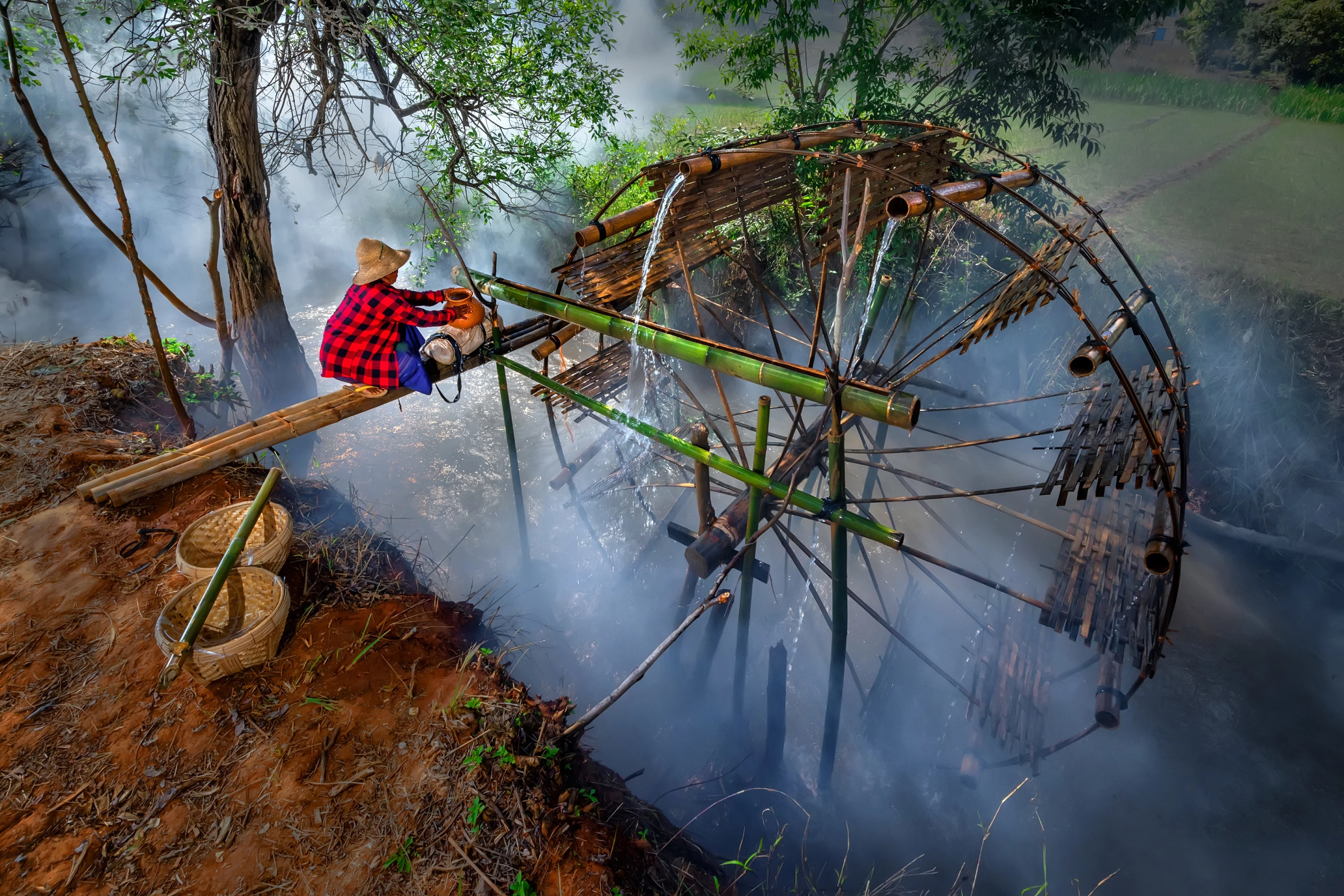 'Water Collection', Mandalay, Myanmar