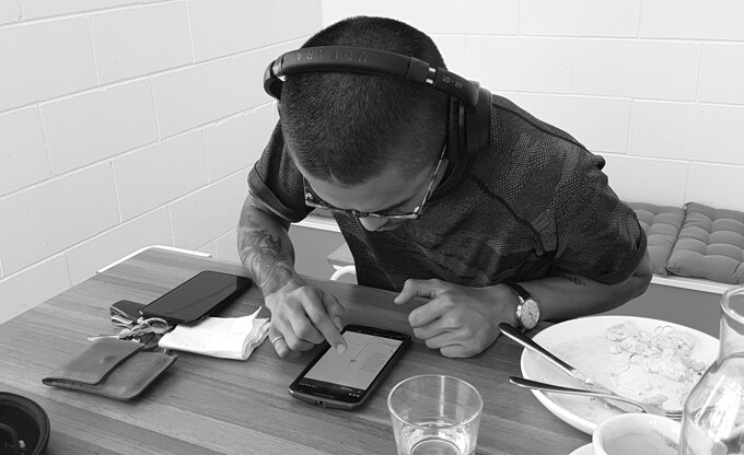 A user's hearing threshold is calculated by gauging responses to tones generated by the Audeara headphones across eight, 16 or 32 frequency bands