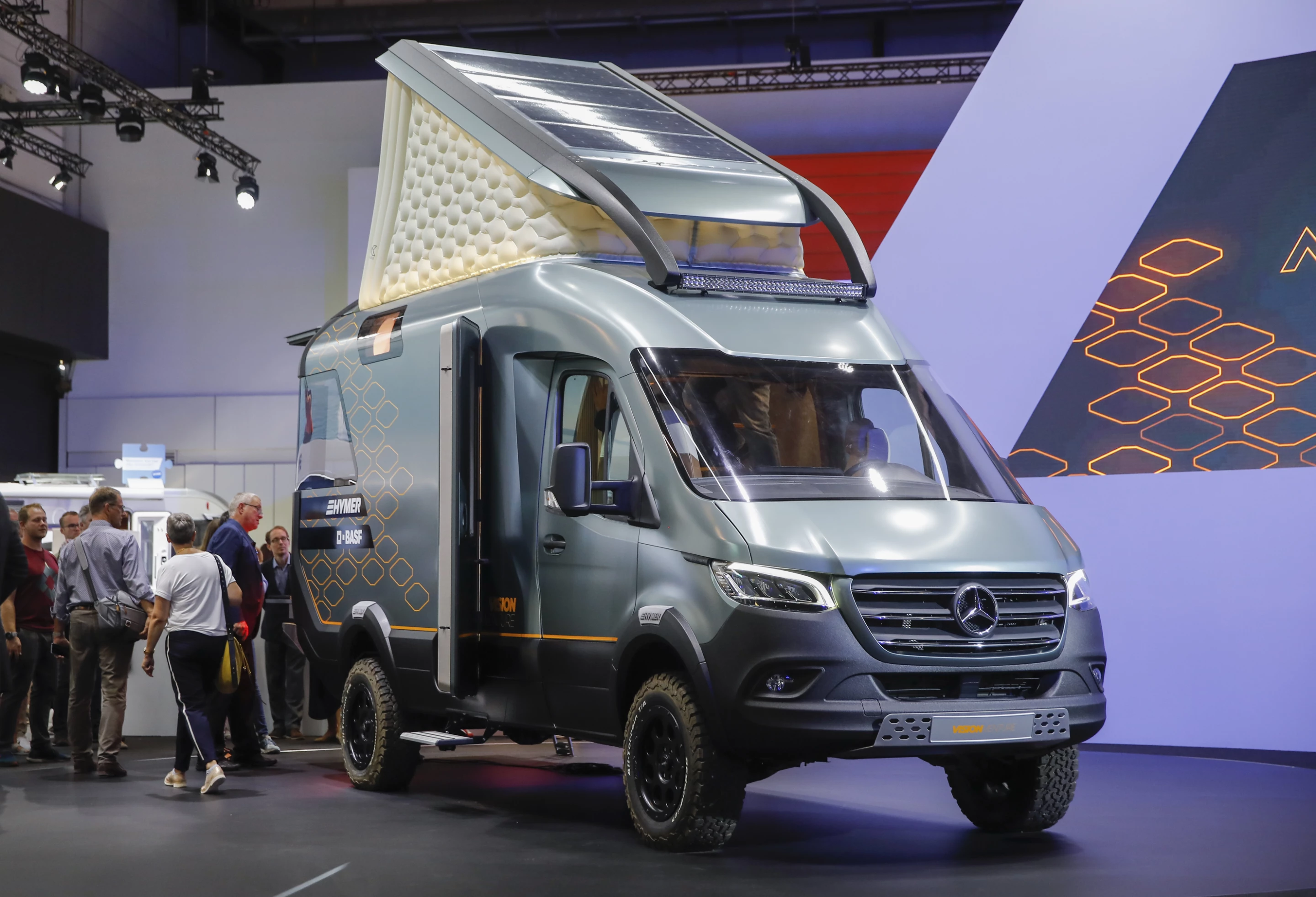 Hymer VisionVenture at the 2019 Düsseldorf Caravan Salon