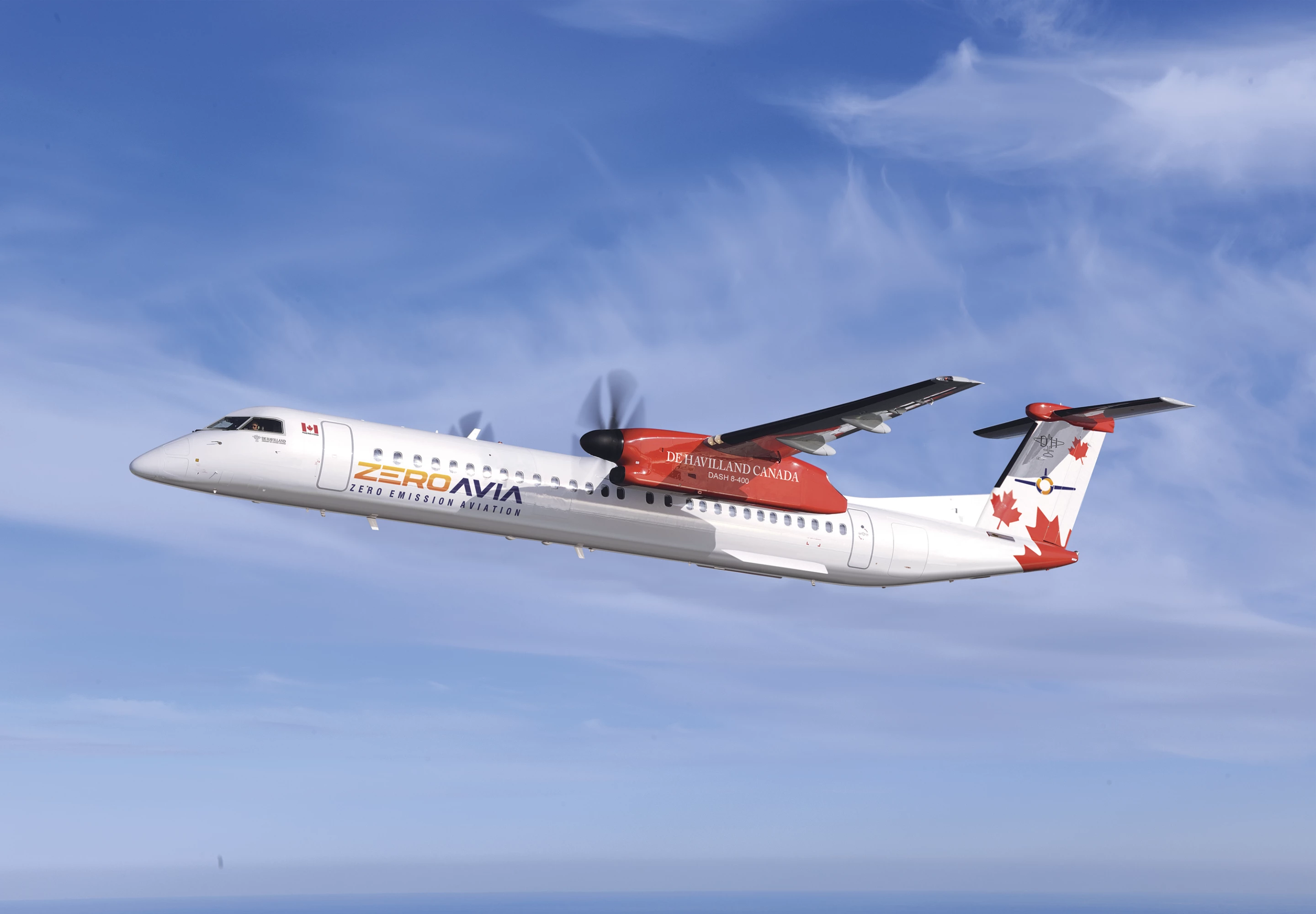 De Havilland Canada is partnering with ZeroAvia to develop and market zero-emissions hydrogen airliners, both as retrofits and off the shelf
