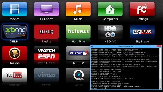 Adding media centers like XBMC gets geeky with command line SSH commands