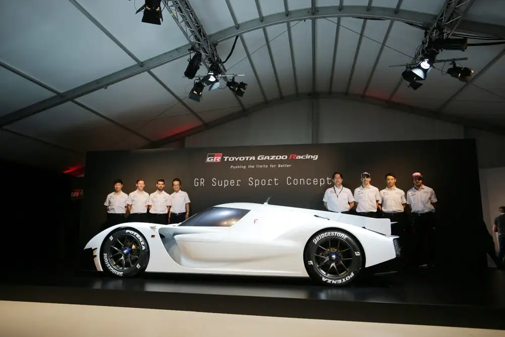 Toyota showed the GR Super Sport Concept at the 2018 Tokyo Auto Salon and again at Le Mans