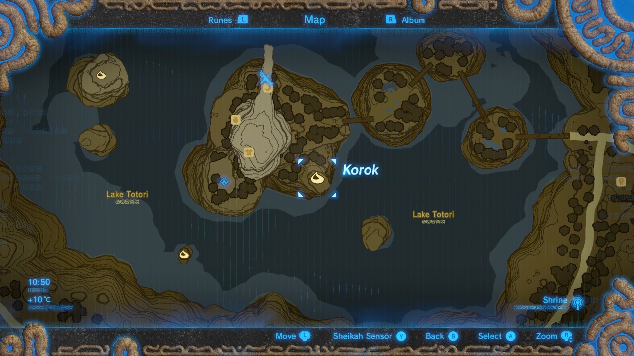 Don't miss the Korok under the rock here