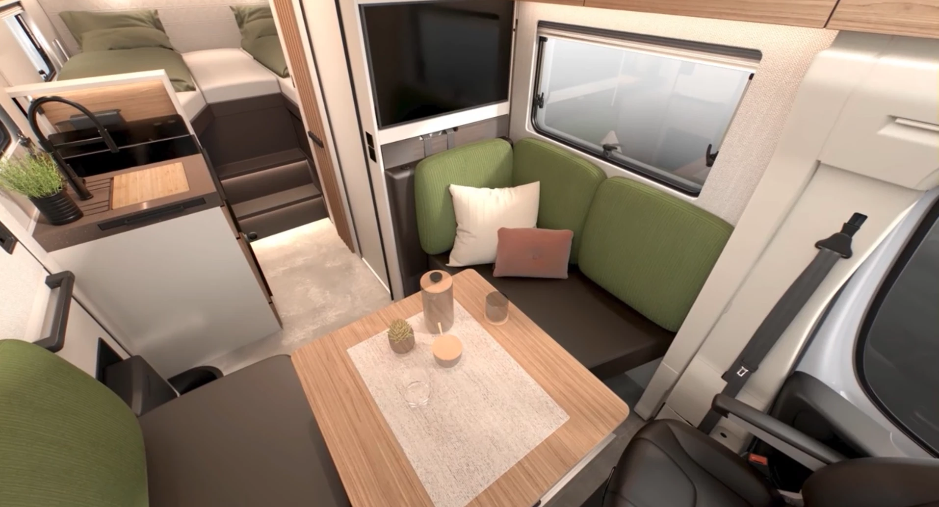 Dining lounge camp mode
