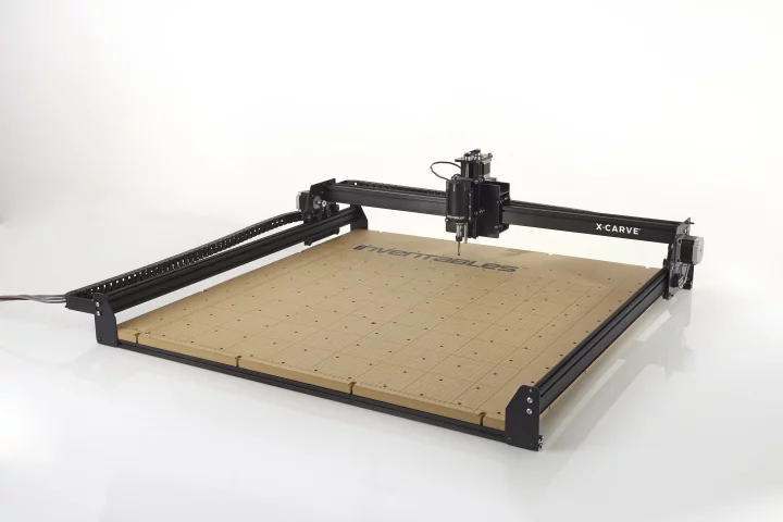 The large 1,000 x 1,000 mm X-Carve is big enough to work on "a full-size longboard"