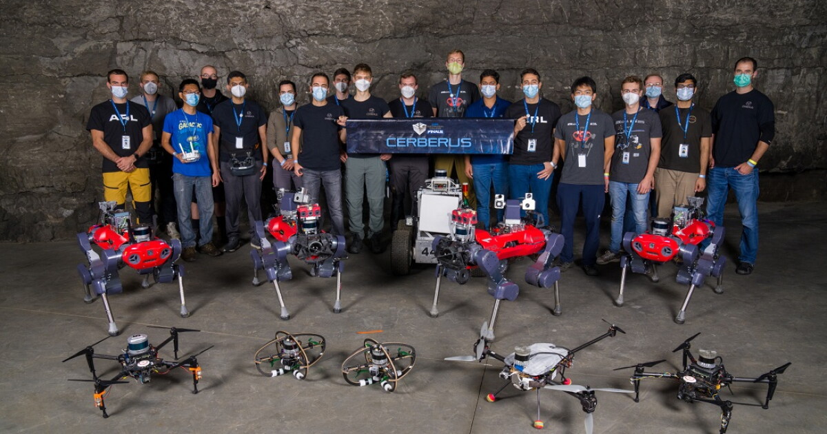 Workforce CERBERUS makes use of copter/quadruped combo to win Subterranean Problem Workforce CERBERUS makes use of copter/quadruped combo to win Subterranean Problem