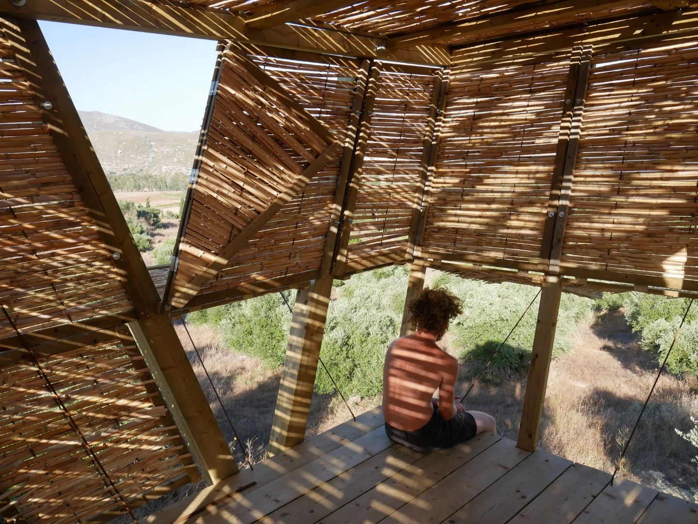 The Tragata's roof can also be opened to enjoy star gazing