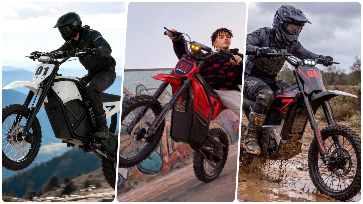 Battle of $1,500 e-dirt bikes: Engwe Eagle vs Buffseek R01 vs Tasaca T500